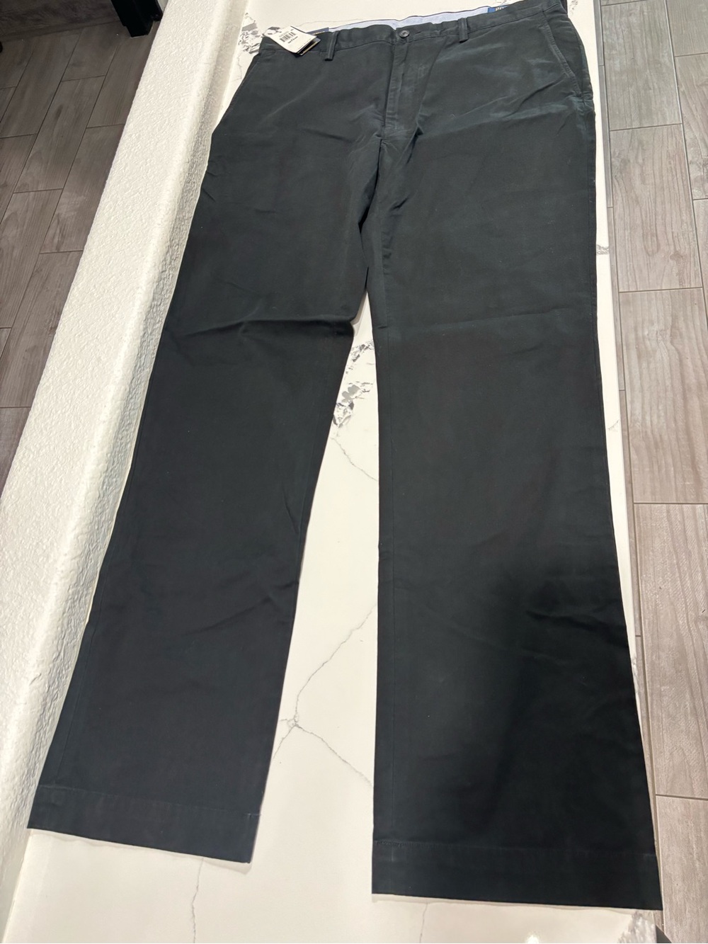 Ralph Lauren Black Casual Chinos size 36x36 inseam is 36 inches new